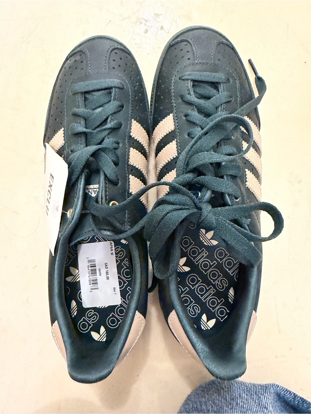 adidas Women’s Dark Green Low-Top Sneakers